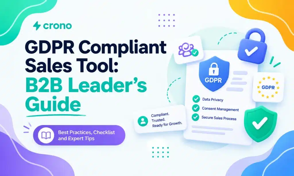 GDPR Compliant Sales Tool: B2B Leader’s Guide