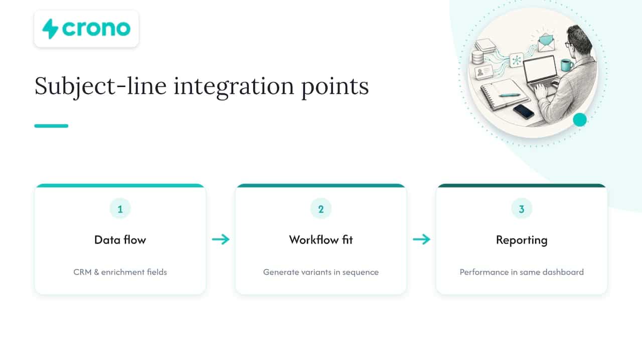 CRM generation sequence and reporting flow