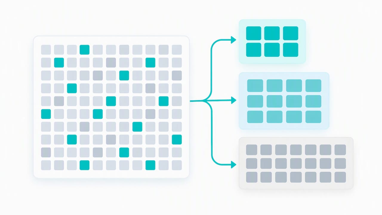 Account tiles organized into three priority tiers